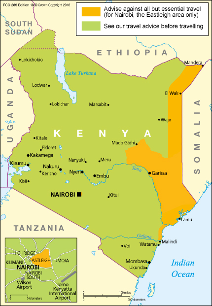 Kenya Security Map